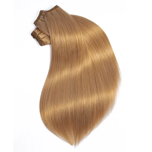 Extensions de cheveux humains 100% Remy Jasmine Beauty Russian Hair, 100 grammes, double trame machine avec pointes épaisses, sans perte de cheveux. - Product Image 1