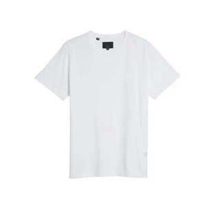 T-shirts col rond manches courtes pour hommes Logo de marque personnalisé T-shirts en coton respirant et évacuant l'humidité avec motif imprimé - Product Image 1