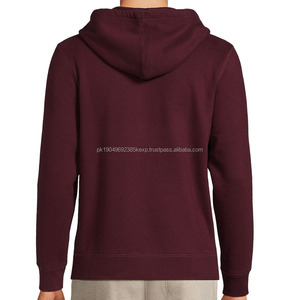 Full Zip Hoodie for Men Bamboo Cotton Sweatshirt With Hooded Long Sleeve Men's Hoodies Custom Zipper Hoodie Jacket - Product Image 5