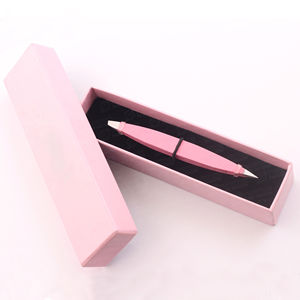 Pince à épiler pour sourcils haut de gamme poignée confortable Logo personnalisé pince à épiler imprimée enduite de papier fantaisie pointe pointue - Product Image 3