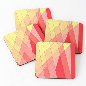 Nouveau design sous-verres en bois multicolore avec sous-verres imprimés pour le service du thé 4 pièces ensemble maison et cuisine pierre de vente chaude - Product Image 6