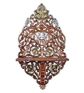 Wall <b>Candle</b> Holder <b>Set</b> Mango Wood Tea Light Stands for Living Room Bedroom & <b>Gifting</b> Decorative Home Decor - Product Image 2