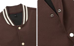 Chaqueta universitaria de satén de poliéster 100% personalizada, chaquetas finas con letras de invierno con logotipo de club deportivo de equipo, chaqueta universitaria 2025 - Product Image 2