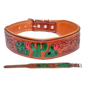 Collier pour chien en cuir de qualité supérieure élégant, finition cloutée, design simple et luxueux, pour petits et grands chiens, durable, respirant, écologique - Product Image 1