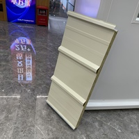 Toiture en sandwich en laine de roche en acier galvanisé ignifuge classe A1, type 960, imperméable, isolation thermique, tuile de toiture, atelier industriel