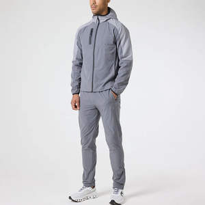 Wholesale Low Moq High Quality Men Windbreaker Suit <b>Top</b> Seller Light Weight And Comfortable Windbreaker Set For Men - Product Image 3