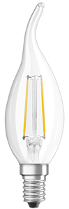 โคมไฟเทียนคริสตัลพอยท์ LED E14 4W 2700K 470Lm (ออสแรม 4058075434226) - Product Image 1
