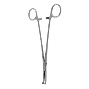 Pinzas de Negus para Conductos Biliares Curvas de 19 cm, Pinzas de Amígdalas de Acero Inoxidable, Instrumento Quirúrgico de Acero Inoxidable, Pinzas para Arterias - Product Image 6