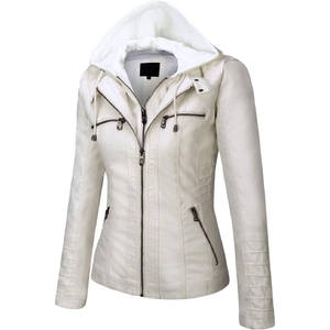 Nouvelle mode personnalisée Vestes surdimensionnées en similicuir pour femmes Vestes en cuir surdimensionnées pour femmes - Product Image 3