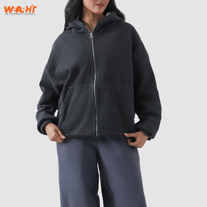 Unisexe Basics 100% Coton Pull Hommes Casual Zip Hoodie Heavyweight Hiver Streetwear Veste Brodé Technics Vente en gros - Product Image 3