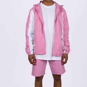 Logo personnalisé Hiver Décontracté Coupe-Vent Survêtement Coupe-Vent pour Hommes avec Short Cargo Ensemble de Jogging en Nylon - Product Image 5