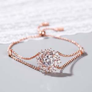 Pulsera de Plata de Ley con Cristal de Corte Redondo Jeulia Sunshine - Product Image 4