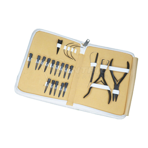 Heavy-Duty Stainless Steel Complete <b>Hair</b> <b>Extension</b> Tools Set for Salons with <b>Micro</b> <b>Rings</b> and Professional Pliers - Product Image 4