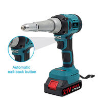 Perceuse à rivets électrique sans fil industrielle 21V, sans balais, 2,4-5,0 mm, pour projets de bricolage, personnalisable OEM