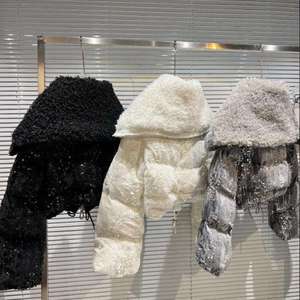 <b>Fur</b> Puffer Jacket Women Winter Clothes Jackets <b>for</b> Woman in Custom logo and Design - Product Image 5