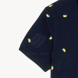 Polo bordado personalizado con tela suave y costuras de logotipo para oficina o uso de uniforme Polo bordado - Product Image 6