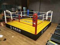 Usine internationale exportation directe Logo personnalisé MMA anneau de combat octogonal IBF standard anneau de boxe pour l'entraînement de compétition