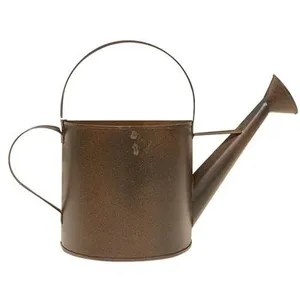 Nouvelle conception usine vente directe outils de jardin enduit d'or creux arrosoir sécurité santé métal arrosoir prix de gros - Product Image 5