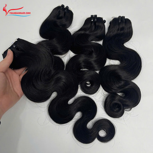 Hot Unprocessed Vietnamese Remy Virgin Human Hair Extensions 3 PCS Lot Natural <b>Wave</b> <b>Body</b> <b>Wave</b> Afro Curl Best Bundles for - Product Image 3