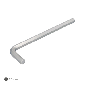 Chiave Allen Lunga in Acciaio Cromo Vanadio Professionale 3,5 mm - Product Image 3