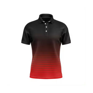 เสื้อโปโลพิมพ์ลายซับลิเมชันเสื้อโปโลเสื้อกอล์ฟพิมพ์ลายพิมพ์โลโก้แบบกำหนดเองทั้งหมด - Product Image 1