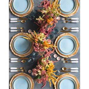 Juego de Cubiertos Modernos de Acero Inoxidable Espejado en Dorado y Blanco, Ecológicos, para Fiestas, Hogar, Hotel y Restaurante - Product Image 3