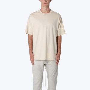 Camisetas Extra Grandes de Algodón 100% Transpirable para Hombre, Secado Rápido, Duraderas, Cuello Redondo y sin Estampado - Product Image 1