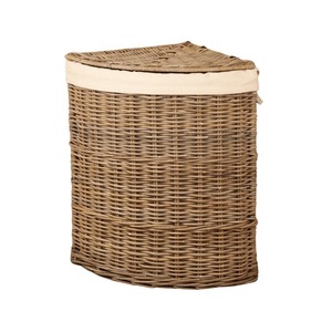 Rattan Wicker <b>Corner</b> Laundry <b>Basket</b> Handmade Storage <b>Baskets</b> Natural Rattan Modern Multifunction Made in Viet Nam - Product Image 2