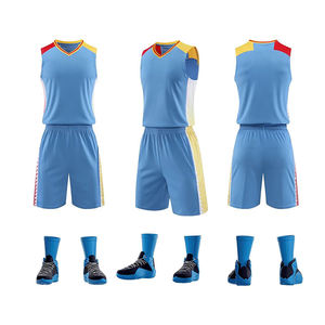 Fournisseur en gros d'uniformes de basketball – Ensemble maillot et short de qualité supérieure pour équipes, personnalisation de marque disponible, pour acheteurs en gros, léger - Product Image 2