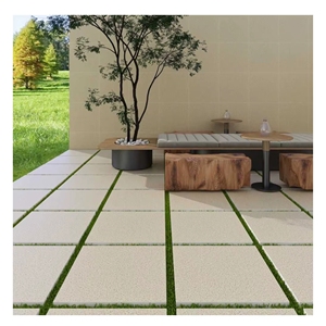 Carreaux de sol en céramique rustique antidérapants modernes 600x600 mm, aspect pierre naturelle mate, pour villa et supermarché, utilisation en extérieur, épaisseur 12 mm - Product Image 4