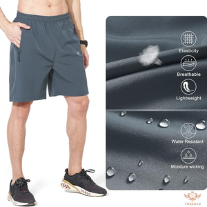 Short de course pour homme Short de sport léger et respirant à séchage rapide avec poches Short de jogging pour entraînement de fitness Vente en gros - Product Image 5