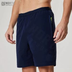 Shorts de sport en coton et élasthanne compressif, shorts de sport pour la salle de sport, la course à pied, séchage rapide, shorts de sport pour hommes, vente en gros, vêtements de sport pour hommes - Product Image 5