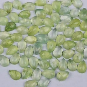 Cabochons à dos plat en prehnite naturelle 3mm 4mm 5mm Fournisseur calibré Pierres en vrac pour acheter Fabrication de bijoux en vrac Prix d'usine - Product Image 1