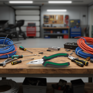 Pince téléphonique à bec plat incurvé (forme B 45) Stahlwille avec tête chromée - Product Image 3