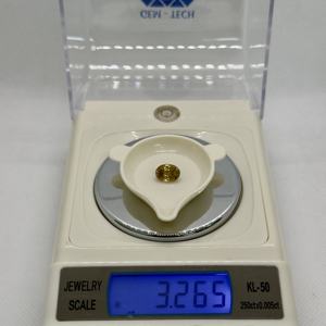 แหวนพลอยเพทายสีเหลืองทรงรี น้ำหนัก 3.26 กะรัต คุณภาพสูง แท้ 100% จาก Nalin Gem International LK Origin - Product Image 3