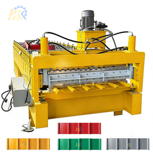 Máy tạo hình mái kim loại bán chạy nhất Palestine, máy tạo hình ngói, máy tạo hình mái ngói thép với năng suất cao - Product Image 1