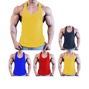 Prix de gros pour hommes Logo personnalisé vierge Gym Stringer Muscle Bodybuilding Fitness Vest Débardeurs respirants du fournisseur BD - Product Image 6