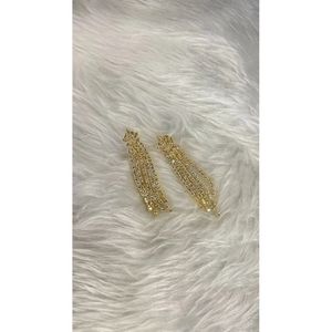 Boucles d'oreilles en diamant naturel taille brillant véritable, or 14 carats, certifiées IGI, bijoux élégants pour mariée - Product Image 6