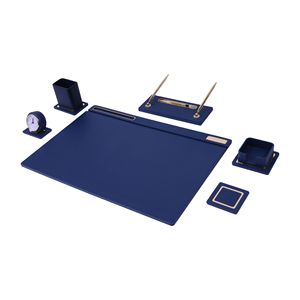 Luxury 8 Pieces Leather Desk Organizer <b>Set</b> Desk Accessories <b>Office</b> Organizer <b>Office</b> Accessories Leather Desk <b>Set</b> <b>Office</b> Supplies - Product Image 4