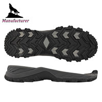 Marque Wolf Semelles de randonnée d'extérieur imperméables MD les plus vendues Semelles de randonnée professionnelles en caoutchouc résistant à l'usure Semelles de bottes pour hommes