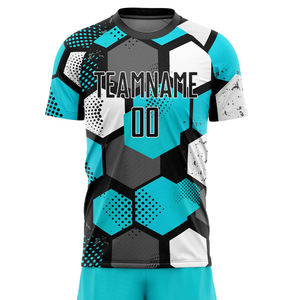 Kits d'uniformes de football unisexes de haute qualité Meilleurs prix Sublimation France Jersey Top Sportswear Polyester Comprend le nom des adultes - Product Image 2