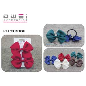 24u/c Durable Rubber <b>Bow</b> <b>Hair</b> Accessories - Product Image 1