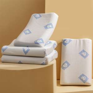 Almohada ondulada ergonómica cómoda de alta calidad, almohada cervical de espuma de silicona 6D transpirable de seda helada, cama para dormir sin látex - Product Image 4