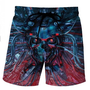 Short de gym à imprimé floral à carreaux XXL pour hommes, short élégant, botte de maternité extensible, vêtements de plage, vente à chaud, prix d'usine, vente en gros - Product Image 1