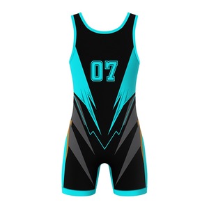 Camiseta de lucha de tamaño juvenil de sublimación de alta calidad con uniforme de lucha libre para adultos - Product Image 2