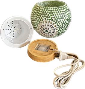 Vase à fleurs en cristal de forme ronde de style mosaïque Pot en métal de table de restaurant décoratif Arrangement de fleurs au design unique - Product Image 3