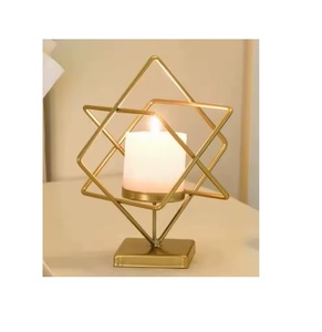 Wholesale Metal Candle Holder Silver Metal Candle Holder <b>Table</b> Centerpiece Decor Candles Holder Decoration Stands <b>Tall</b> Antique - Product Image 4