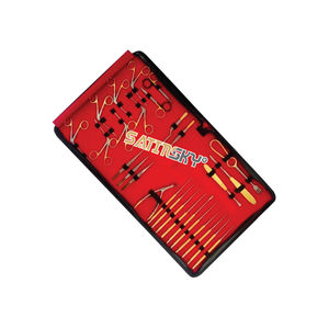 Ensemble de chirurgie tympanoplastique de 30 pièces, kit d'instruments chirurgicaux micro-auriculaires ORL avec pochette de stérilisation - Product Image 1