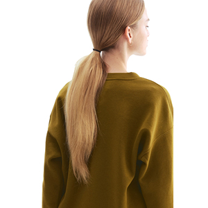 Sudadera de moda de invierno para mujer con estilo, logotipo frontal personalizado, cuello redondo de manga larga para mujer, venta al por mayor - Product Image 4