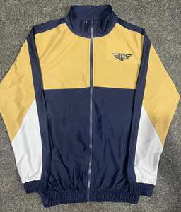 Survêtements zippés en molleton de coton/survêtement zippé Fitness slimfit personnalisé/jogging en molleton d'échauffement - Product Image 1